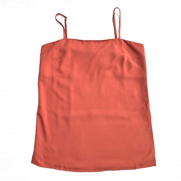 NWT Wayf Women's Terracotta Tank Top Tunic Style Size S Adjustable Straps - Picture 4 of 8